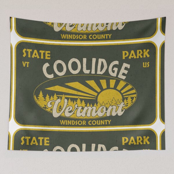 Item preview, Coolidge State Park, Windsor County, Vermont, badge design designed and sold by Wanderful-roads.