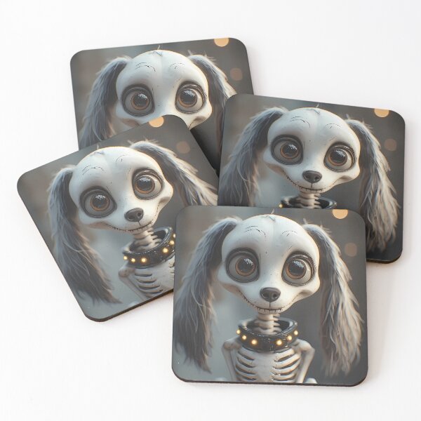 Item preview, Faithful Soul – Gothic Skeletal Dog 3D Render designed and sold by NUTMA Design.