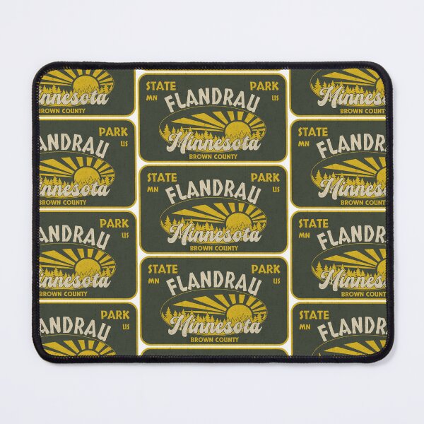 Item preview, Flandrau State Park, Brown County, Minnesota, badge design designed and sold by Wanderful-roads.