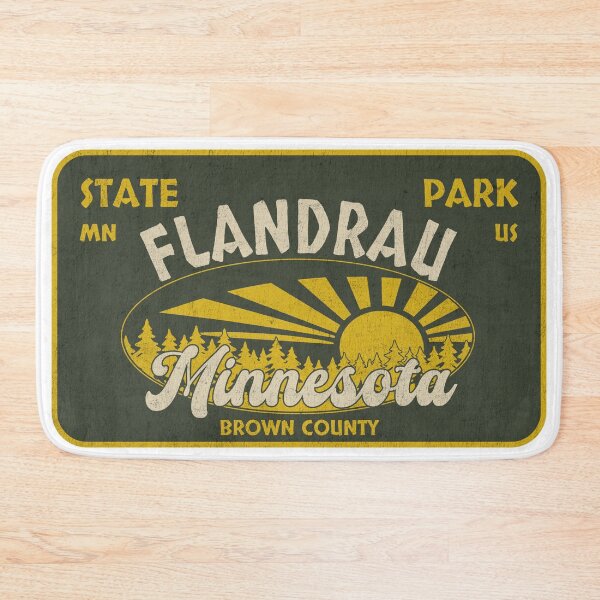 Item preview, Flandrau State Park, Brown County, Minnesota, badge design designed and sold by Wanderful-roads.