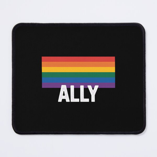 Item preview, Proud Ally Bars Equality LGBTQ Rainbow Flag Gay Pride Ally designed and sold by VENOM0RIOT.