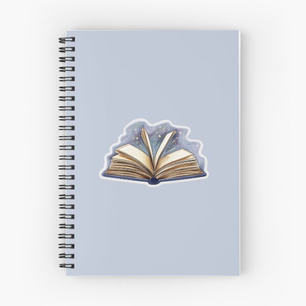 Item preview, Magical Open Book with Stars | Fantasy Reading designed and sold by Yogabyadeola.