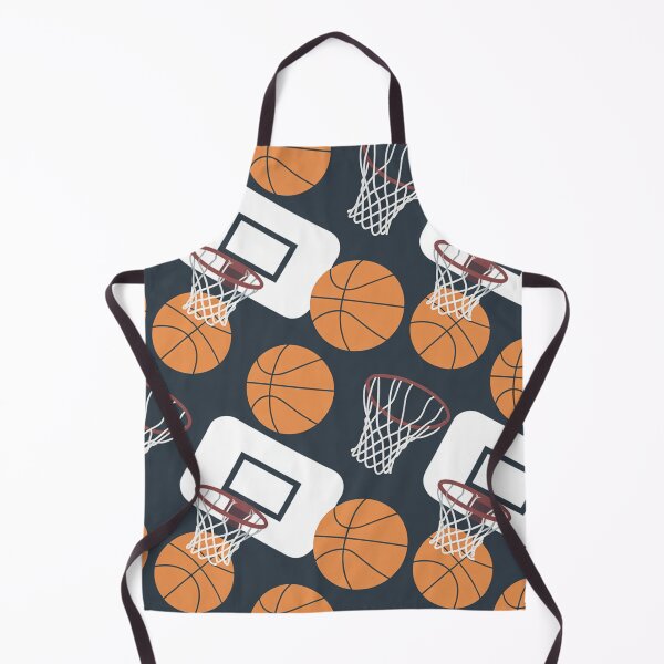 Item preview, Basketball Hoop Seamless Pattern – Basketballs & Backboards designed and sold by Midnight Veil Designs.