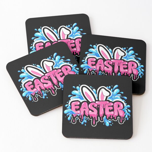 Item preview, Cute Dripping Easter Bunny Ears Graffiti Style designed and sold by Geralthewhite.