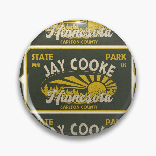 Item preview, Jay Cooke State Park, Carlton County, Minnesota, badge design designed and sold by Wanderful-roads.