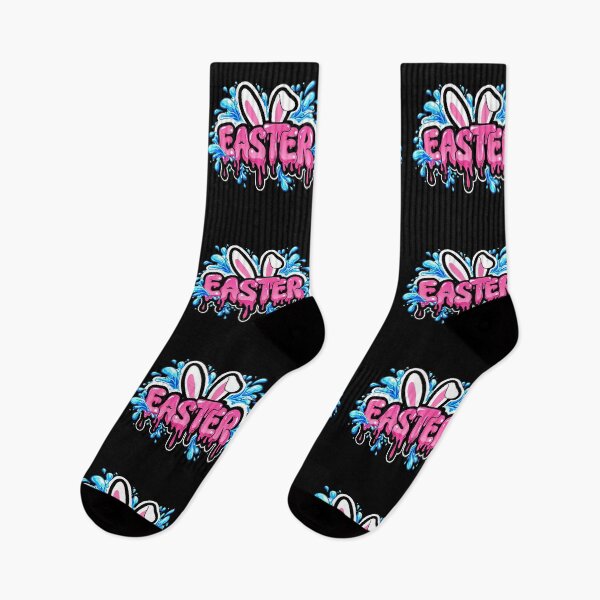 Item preview, Cute Dripping Easter Bunny Ears Graffiti Style designed and sold by Geralthewhite.