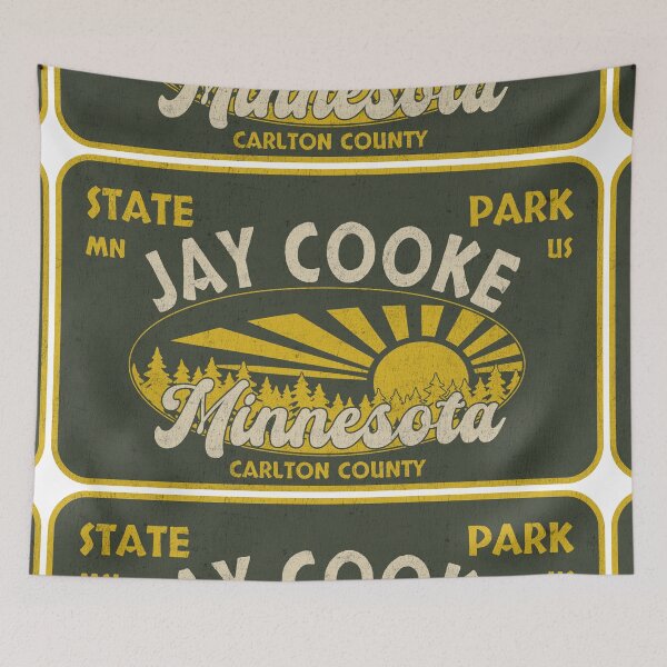 Item preview, Jay Cooke State Park, Carlton County, Minnesota, badge design designed and sold by Wanderful-roads.