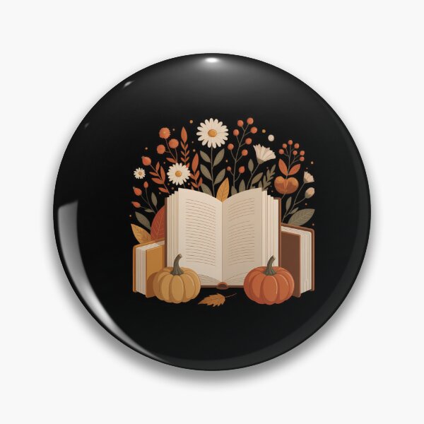 Item preview, Reading Book Pumpkin Wildflower Fall Reader Bookish Autumn designed and sold by VENOM0RIOT.