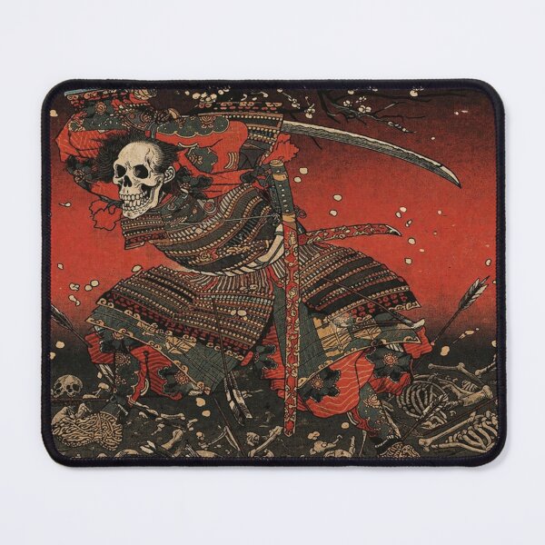 Item preview, UkiyoeRemix#5 Fallen Samurai Spirit | Japanese Ghost Skull Art designed and sold by kikunoT.