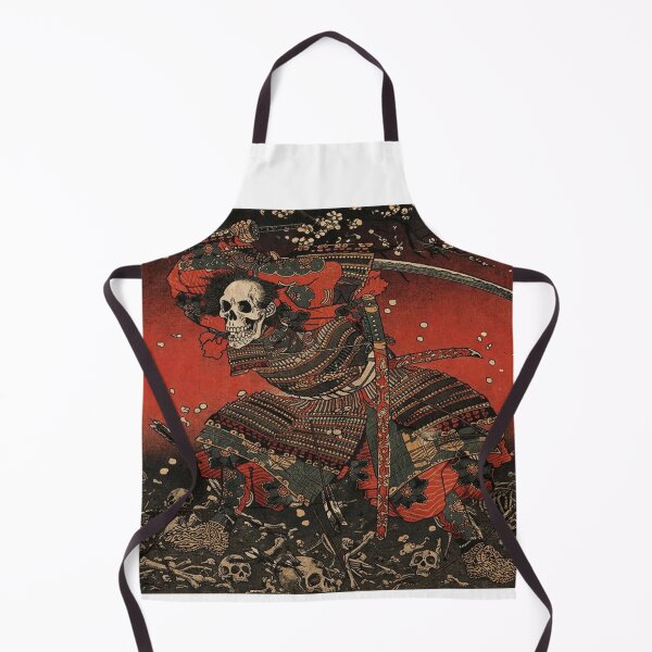 Item preview, UkiyoeRemix#5 Fallen Samurai Spirit | Japanese Ghost Skull Art designed and sold by kikunoT.
