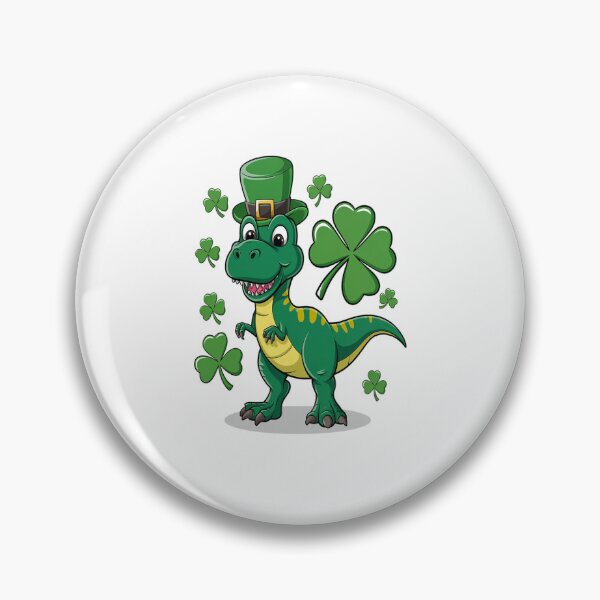 Item preview, St Patricks Day Dinosaur Shamrock Leprechaun Hat designed and sold by RonnasJackson.