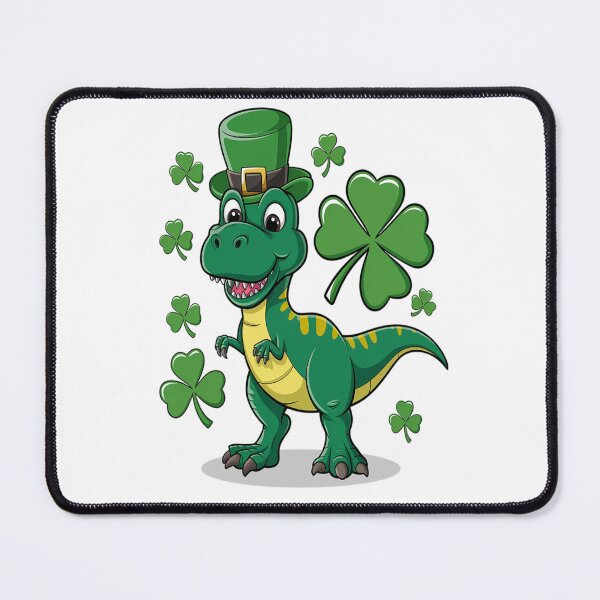 Item preview, St Patricks Day Dinosaur Shamrock Leprechaun Hat designed and sold by RonnasJackson.