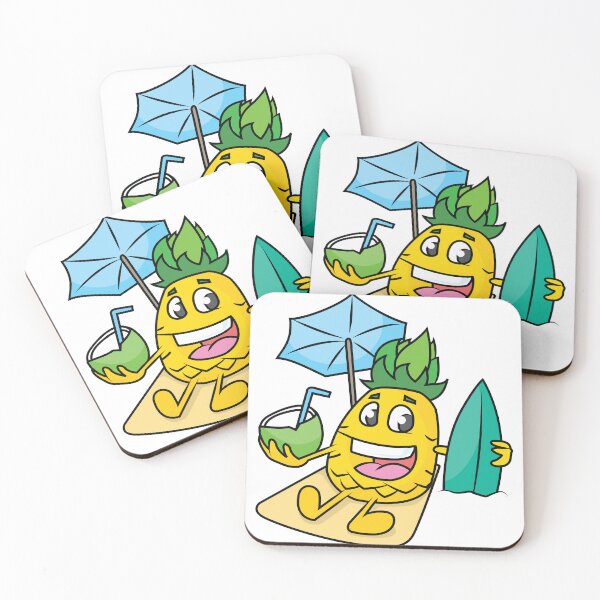 Item preview, Pineapple Beach Surf Coconut Summer Kawaii Pineapple Beach Funny Gift designed and sold by CLC54.