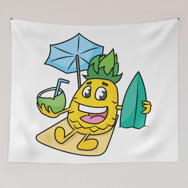 Item preview, Pineapple Beach Surf Coconut Summer Kawaii Pineapple Beach Funny Gift designed and sold by CLC54.