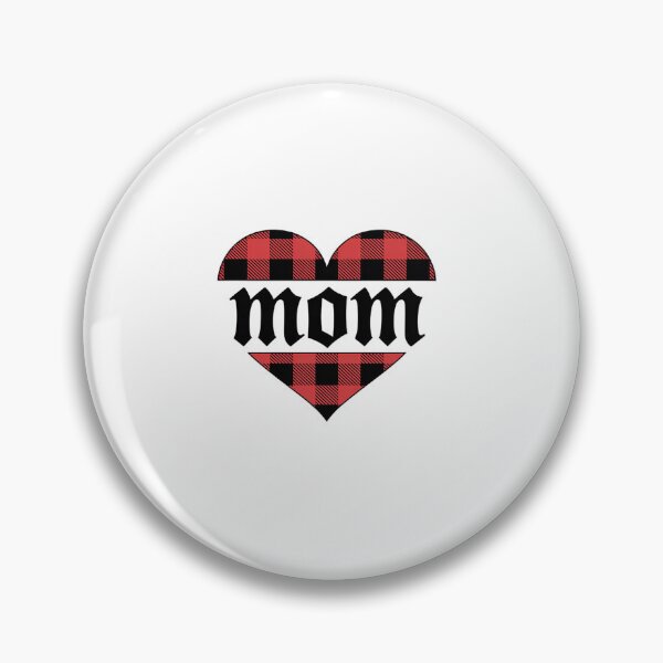 Item preview, Mom Tat Love Heart Buffalo Plaid Mama Mommy Fashion designed and sold by RonnasJackson.