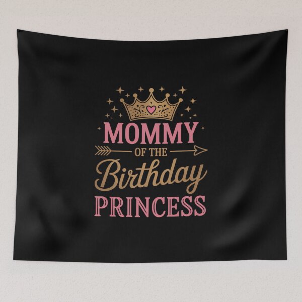 Item preview, Mommy of The Birthday for Girl - 1st Birthday Princess Girl designed and sold by RonnasJackson.