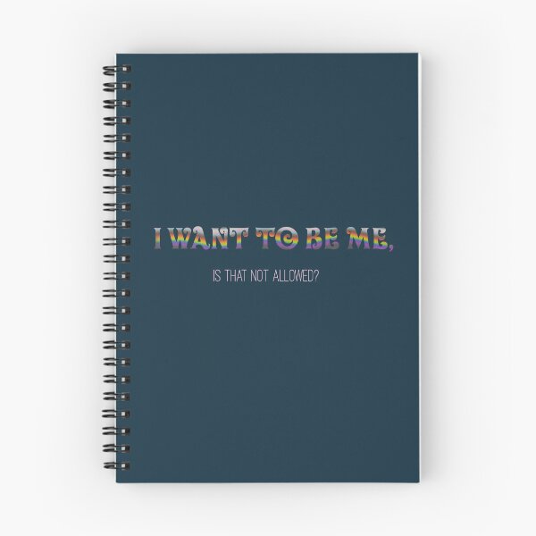 Item preview, I want to be me, is that not allowed? designed and sold by ellealsopaints.