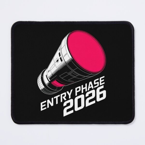 Item preview, Entry Phase 2026 — Heat Shield Reentry Spacecraft Graphic Tee V1 designed and sold by DarylWelsh2024.