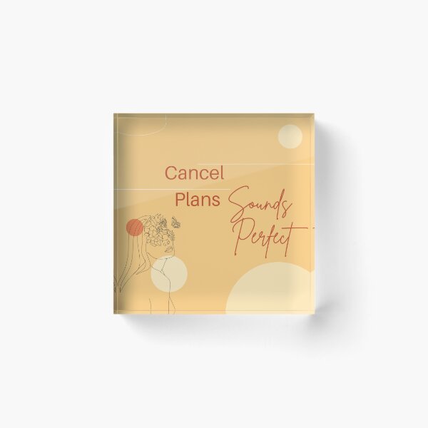 Item preview, Cancel Plans Sounds Perfect | Funny Introvert Design designed and sold by Saynix.