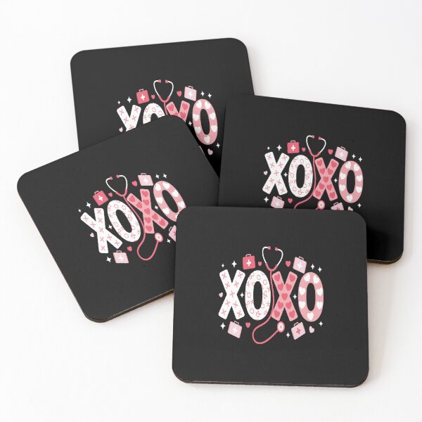 Item preview, Nurse XOXO Stethoscope Valentine RN PCT CNA Nurse Women designed and sold by RonnasJackson.