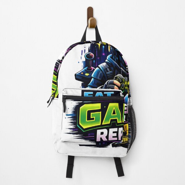 Item preview, Eat Sleep Game Repeat Gamer T-Shirt Futuristic Gaming Controller Neon Design designed and sold by Nixora.