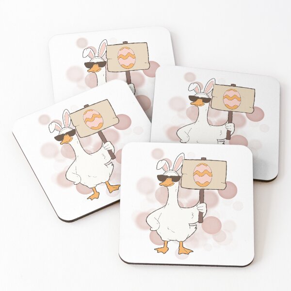 Item preview, Duck with Bunny Ears and an Easter Egg - Funny Illustration designed and sold by iamKRUK.