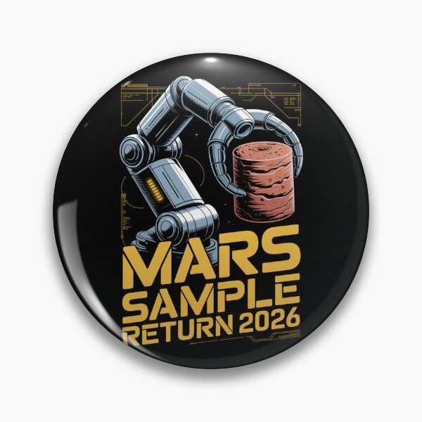 Item preview, Mars Sample Return 2026 — Robotic Claw Martian Rock Retrieval Science Tee V1 designed and sold by DarylWelsh2024.