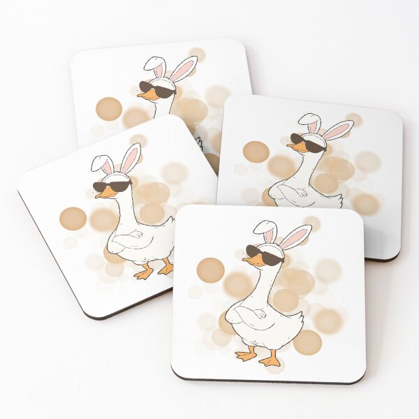 Item preview, Duck with Bunny Ears - Funny Illustration designed and sold by iamKRUK.