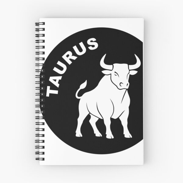 Item preview, Taurus Bull - Zodiac Sign In Negative Circle Bold Art designed and sold by The Bold Line Studio.