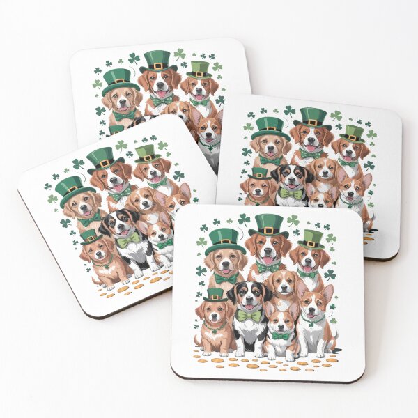 Artikelvorschau, St. Patrick's Dogs Lucky Dogs entworfen und verkauft von Formatage.