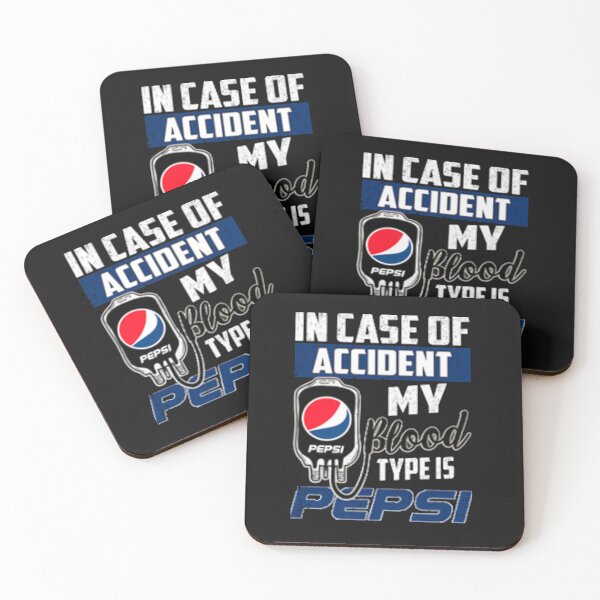 Item preview, In Case of Accident My Blood Type is Pepsi Funny Soda Lover designed and sold by shopmamabite.