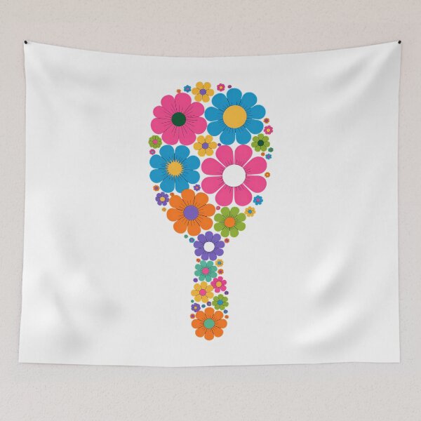 Item preview, Pickleball Sports Racquet Racket Paddle Flowers designed and sold by Formatage.