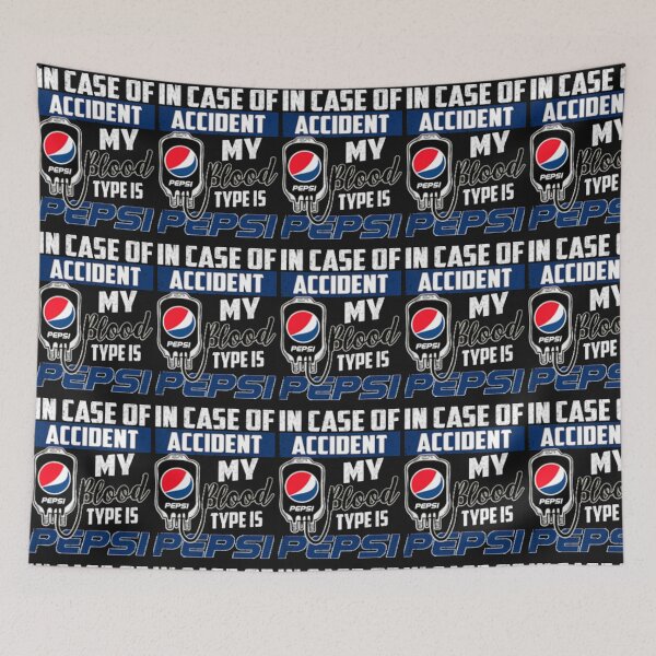 Item preview, In Case of Accident My Blood Type is Pepsi Funny Soda Lover designed and sold by shopmamabite.