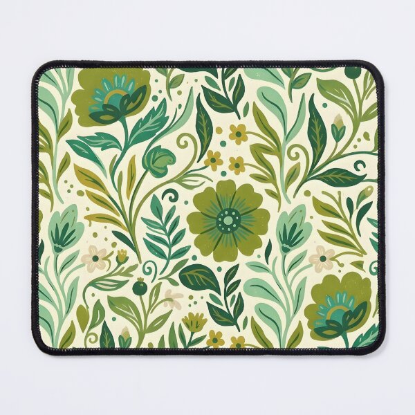 Item preview, Green Retro Floral designed and sold by GraphicsClub.