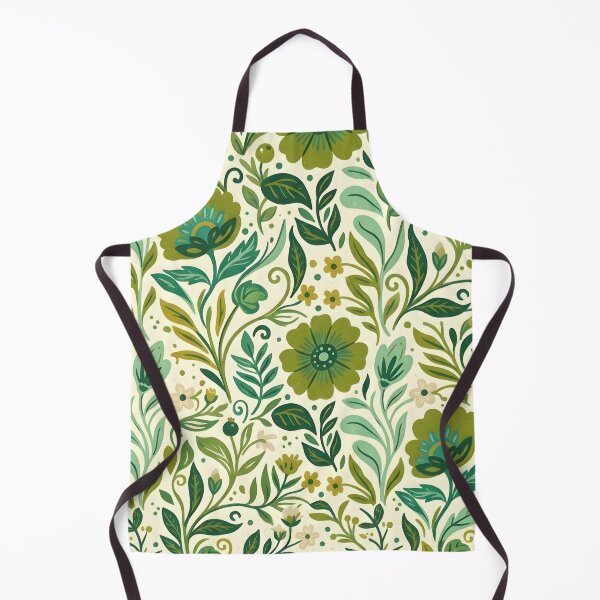 Item preview, Green Retro Floral designed and sold by GraphicsClub.