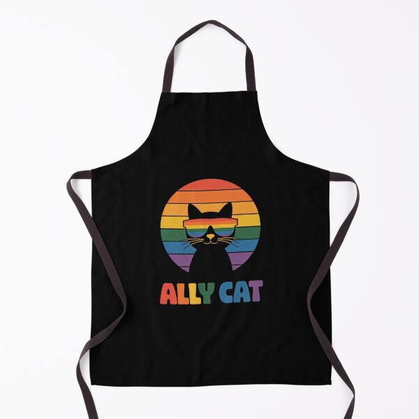 Item preview, Pride Ally Cat Rainbow Cat Ally LGBTQ Support designed and sold by Formatage.