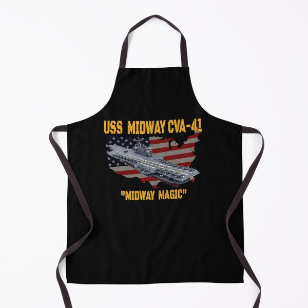 Item preview, USS Midway CVA-41 Patriotic Carrier Tee designed and sold by Emberglowo.