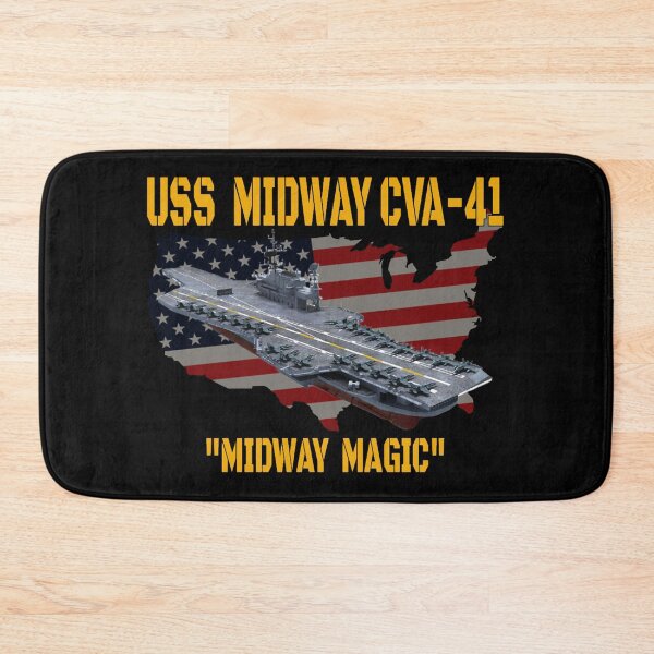 Item preview, USS Midway CVA-41 Patriotic Carrier Tee designed and sold by Emberglowo.
