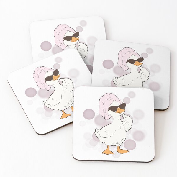 Item preview, Duck with Sunglasses and a Pink Turban - Funny Illustration designed and sold by iamKRUK.