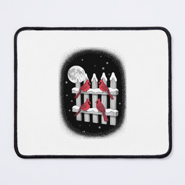 Item preview, Red Cardinal Birds Winter Scene designed and sold by papertaless.