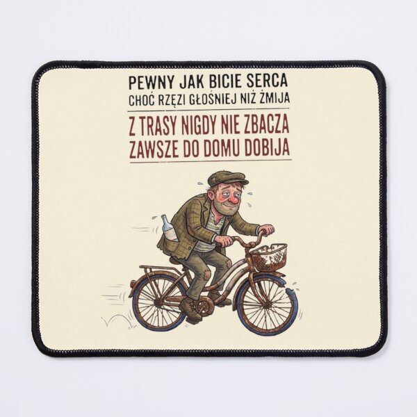 Item preview, Mój rower śmieszny rowerzysta designed and sold by Stefanrajzer.