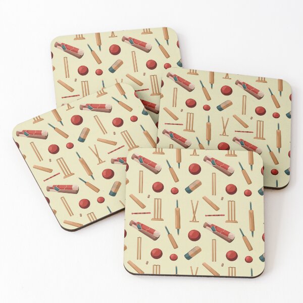 Item preview, Cricket Seamless Pattern – Bats, Balls, Wickets & Stumps designed and sold by Midnight Veil Designs.