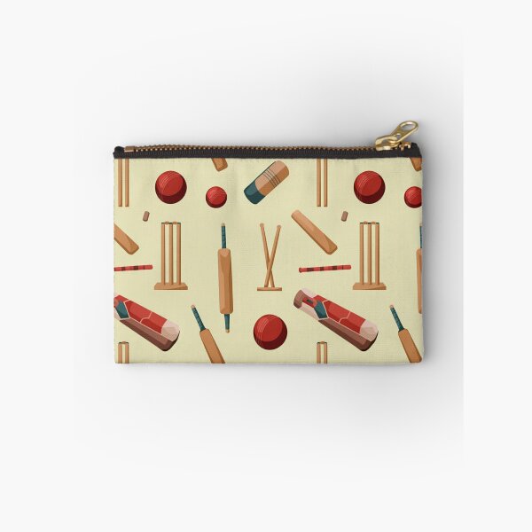 Item preview, Cricket Seamless Pattern – Bats, Balls, Wickets & Stumps designed and sold by Midnight Veil Designs.