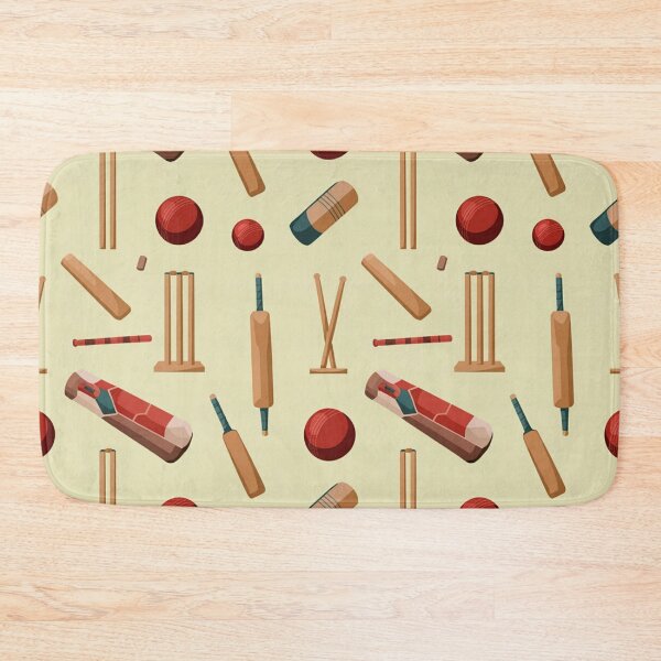 Item preview, Cricket Seamless Pattern – Bats, Balls, Wickets & Stumps designed and sold by Midnight Veil Designs.