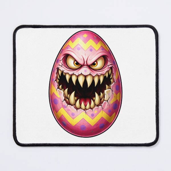 Item preview, Angry Creepy Easter Egg Monster designed and sold by WhyNotZuK.