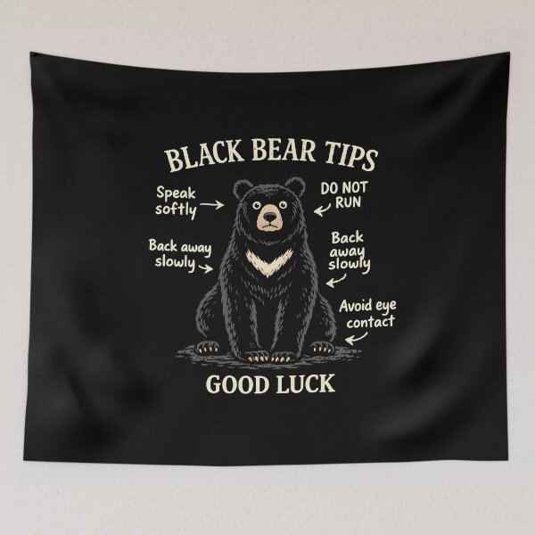Item preview, Black Bear Tips goodluck designed and sold by JODYSMORGAN.