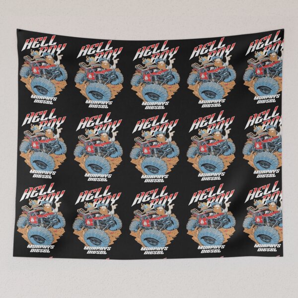 Item preview, Hell Boy Murphys Diesel Custom Monster Truck Graphic designed and sold by shopmamabite.