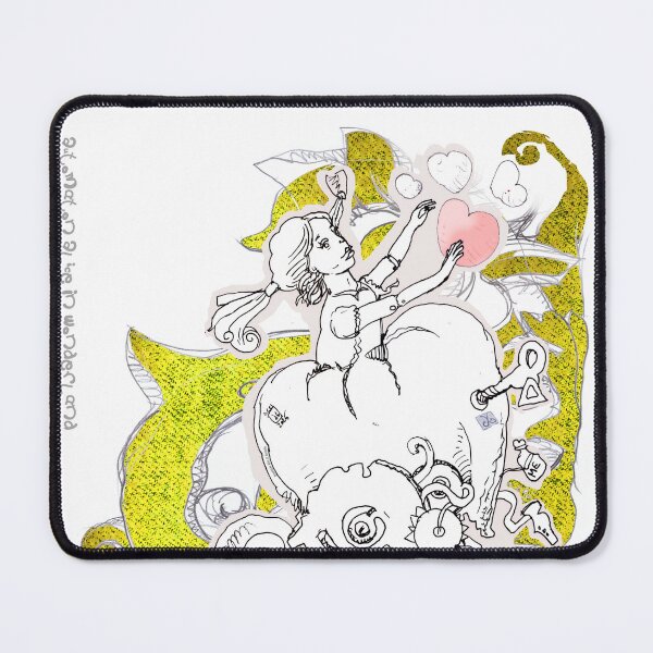 Item preview, Automaton Alice in Wonderland and Cheshire Cat (Original Ink by ACCI) Chasing Hearts designed and sold by VanyssaGraphics.