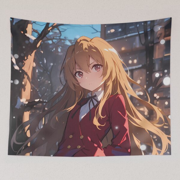 Item preview, Taiga Aisaka Toradora Winter Snowfall School Uniform City Street designed and sold by 108Recordings.