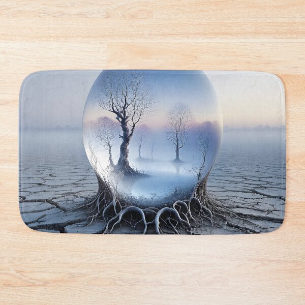 Item preview, Surreal Tree's in a Sphere on Cracked River Bed designed and sold by Huskyyy Designs.